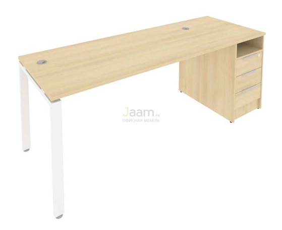 Мебель для персонала Рабочая станция с опорной тумбой Б.РС-СТП -1.4