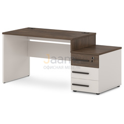 Мебель для персонала Стол с опорной тумбой правый T-24пр