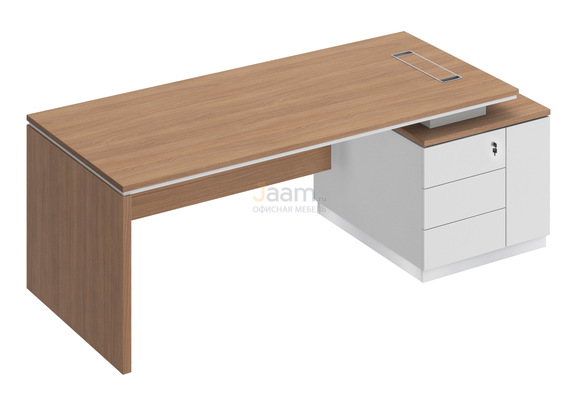 Кабинет руководителя Стол на опорной тумбе правый СИ 112пр