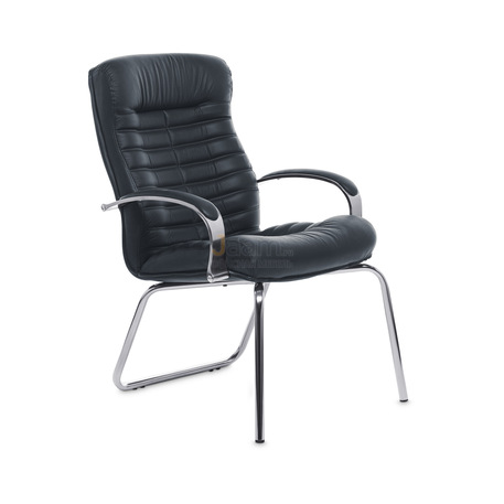 Кресло ORION CHROME D кожа+кож.зам.