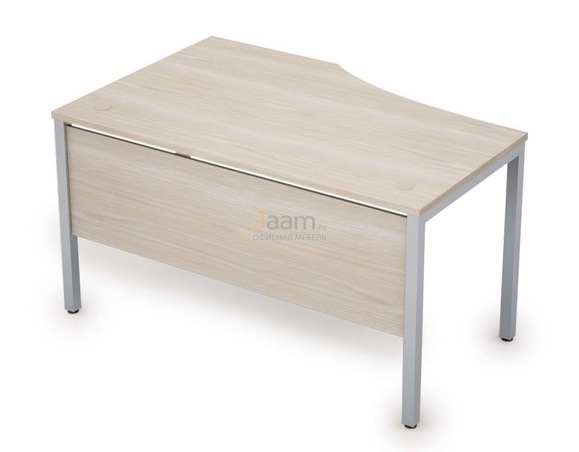 Мебель для персонала Стол криволинейный с экраном из ДСП правый 6МД.023