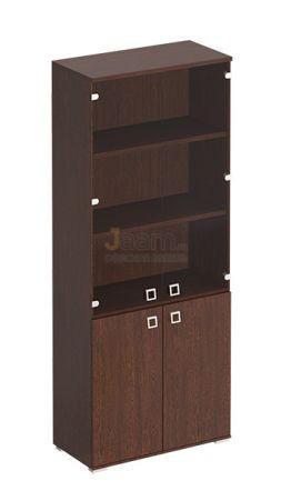 Кабинет руководителя Офисный шкаф для документов со стекл. прозр. дверьми ККС 305