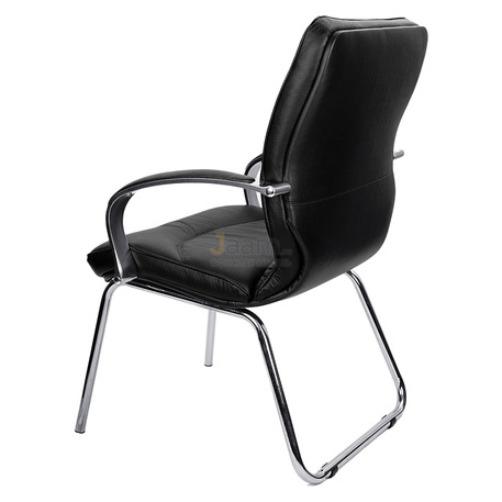 Кресло LEEDS CHROME D кожа+кож.зам.