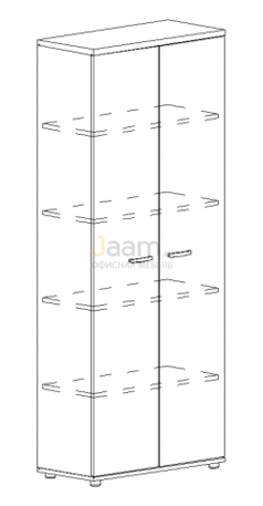 Мебель для персонала Шкаф для документов закрытый 9372 БП