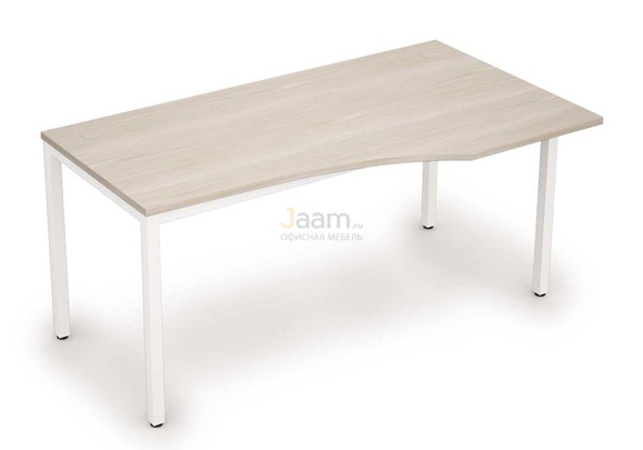 Мебель для персонала Стол криволинейный без экрана правый 6М.021