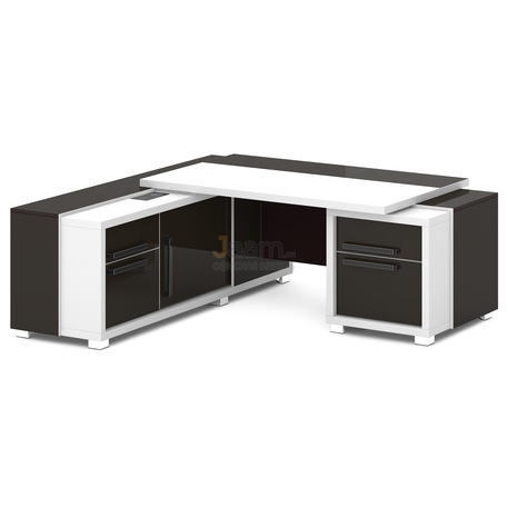 Кабинет руководителя Стол с тумбой и греденцией L-13пр/л