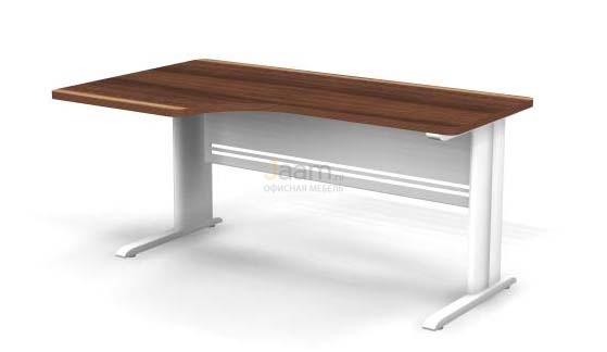 Мебель для персонала Стол эргономичный L-обр. каркасе левый B163М