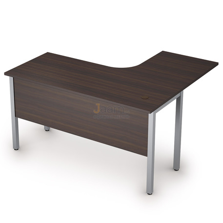 Мебель для персонала Стол криволинейный на металлических опорах левый 2МД.130