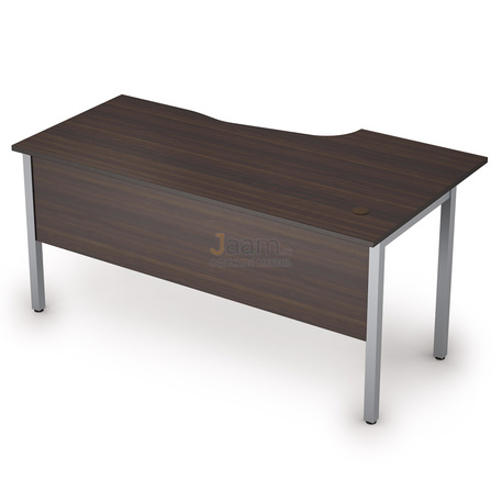 Мебель для персонала Стол криволинейный на металлических опорах левый 2МД.120