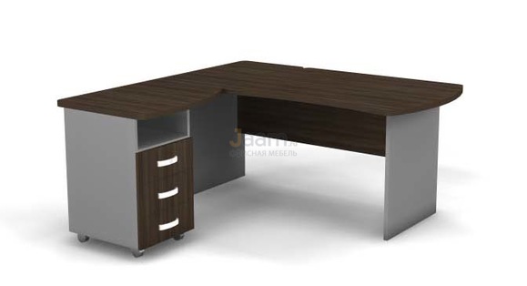 Мебель для персонала Угловое рабочее место левое L B198