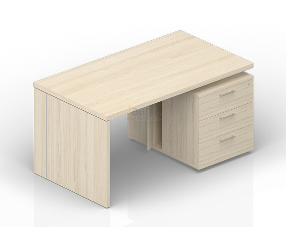 Кабинет руководителя Стол на опорной тумбе правый NR160T3D