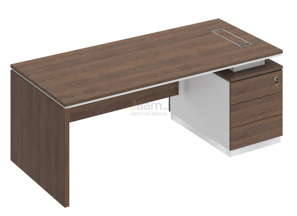Кабинет руководителя Стол на опорной тумбе правый СИ 110пр