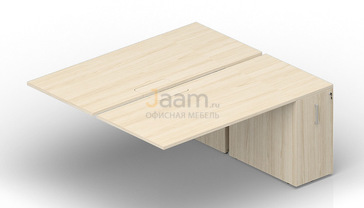 Мебель для персонала Приставной элемент (меламиновые аутлеты) 2TPM128T072