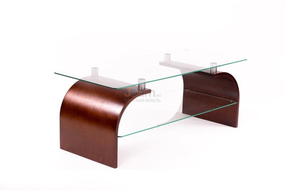 Журнальный столик из стекла Гурон 2