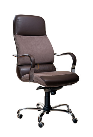 Кресло Комфорт/П комб. Кожа стандартная/база хром