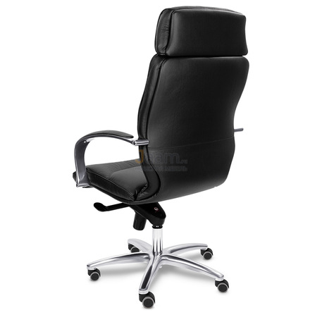 Кресло LEEDS CHROME A кожа+кож.зам.