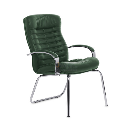 Кресло ORION CHROME D кожа+кож.зам.