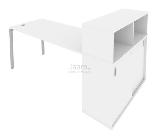 Мебель для персонала Стол письменный с опорным шкафом-купе Б.РС-СШК-3.4