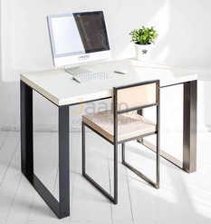 Мебель для персонала Стол рабочий METALSTRIPE МИКРОЦЕМЕНТ