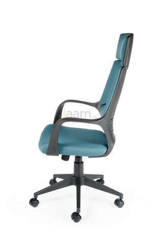 Кресло IQ CX0898H черно-голубое