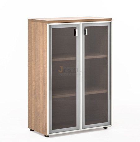 Кабинет руководителя Шкаф средний стеклянные двери 709/VO05