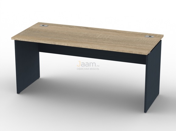 Мебель для персонала Стол письменный с 2-мя заглушками кабель-канала I-22