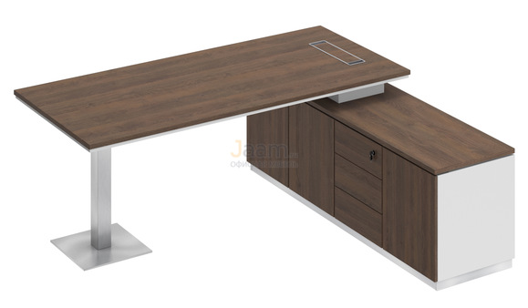 Кабинет руководителя Стол на опорной тумбе правый СИ 102пр