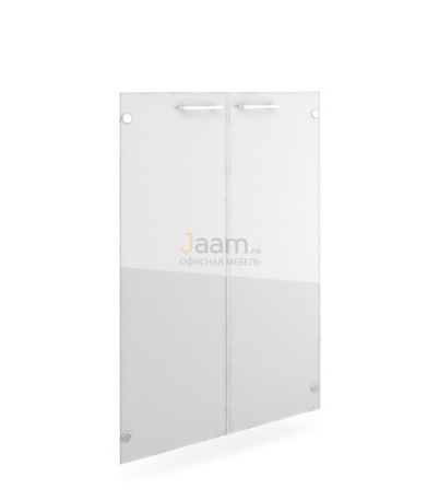 Мебель для персонала Двери средние стеклянные прозрачные AL-4.3