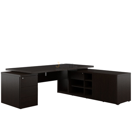 Кабинет руководителя Стол рабочий на опорной креденции правый ZIO285109