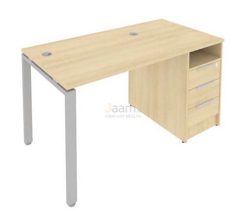 Мебель для персонала Рабочая станция с опорной тумбой Б.РС-СТП -1.1