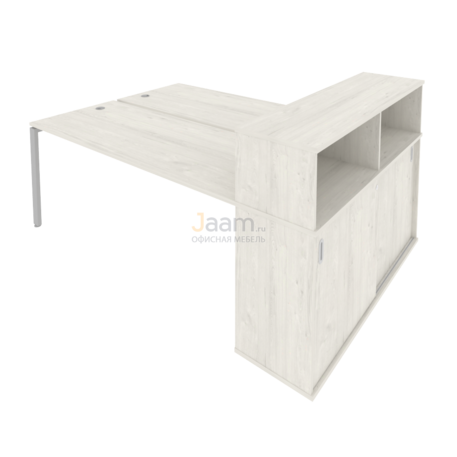 Мебель для персонала Рабочая станция с опорным шкафом-купе Б.РС-СШК-2.5