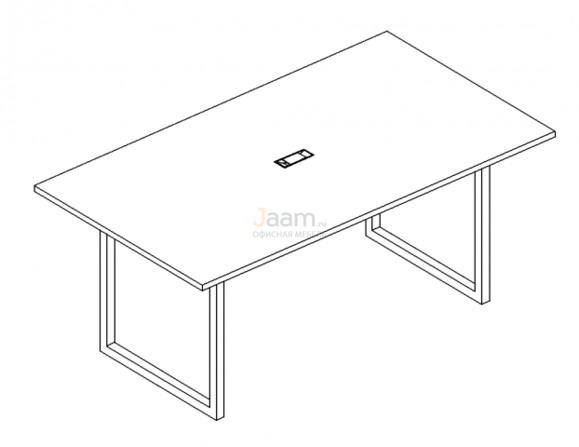 Стол Стол для переговоров на металлокаркасе QUATTRO Б4 123 БП