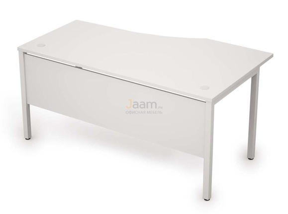 Мебель для персонала Стол криволинейный с экраном из ДСП левый 6МД.020