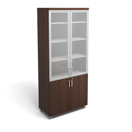 Кабинет руководителя Офисный шкаф стеклянный 229/2
