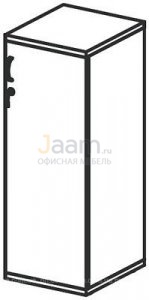 Мебель для персонала Шкаф с замком Ш 42-04 Rз