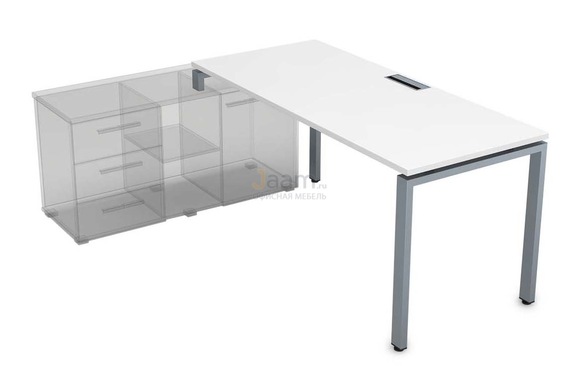 Мебель для персонала Стол для крепления на тумбу левый СТЛ-П.974