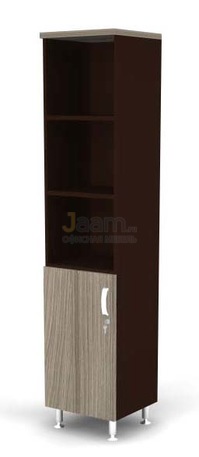 Мебель для персонала Стеллаж полуоткрытый 5-ур., глухая L-дверь BR81.0504