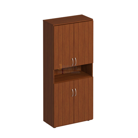 Мебель для персонала Офисный шкаф для документов закрытый 4-дверный с нишей К 374