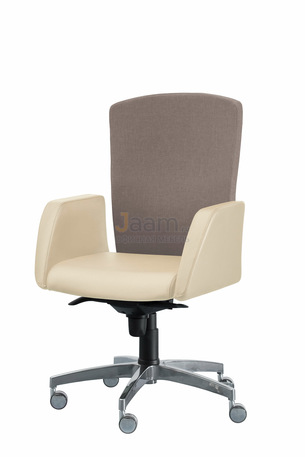 Кресло Сигма/Д комбиниров. кожа нестандарт/база алюминий