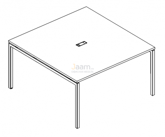 Стол Стол для переговоров на металлокаркасе DUE Б2 136 БП