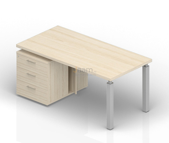 Кабинет руководителя Стол на опорной тумбе левый BL160T3G