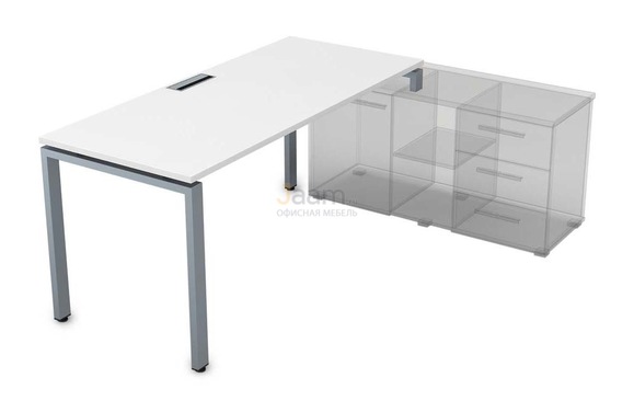 Мебель для персонала Стол для крепления на тумбу правый СТП-П.974