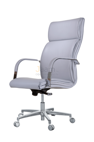 Кресло Лондон/П Кожа нестандартная/база алюминий