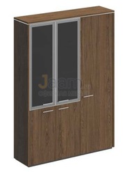 Кабинет руководителя Офисный шкаф комбинированный высокий ВЛ 358 ДТ