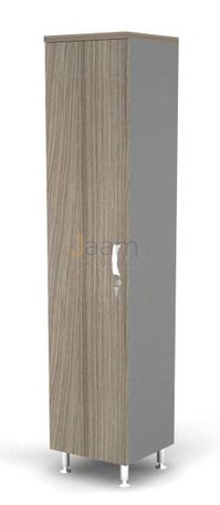 Мебель для персонала Гардероб с крючками, глухая R-дверь BR84.0505
