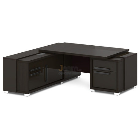 Кабинет руководителя Стол с тумбой и греденцией L-13пр/л