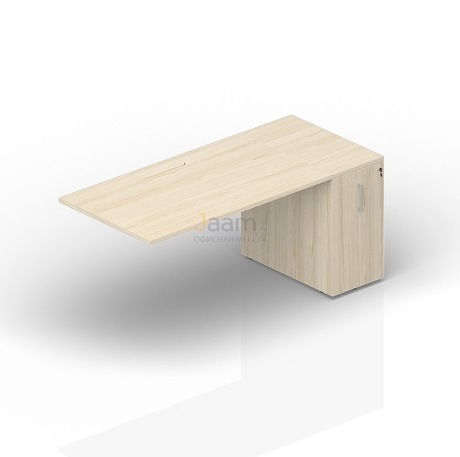 Мебель для персонала Стол с приставным шкафом Tower (меламиновый аулет) ETPM148T072