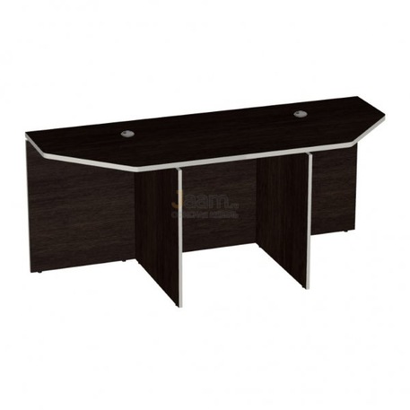 Мебель для персонала Стол прямой с двумя отверстиями под кабель канал V - 1.9 С