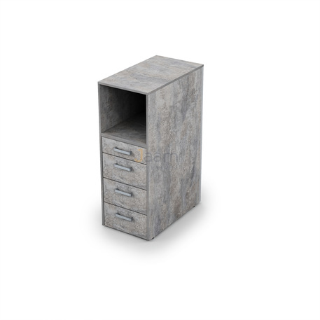 Стойка ресепшн Офисная тумба высокая 1ТЗ.002 2