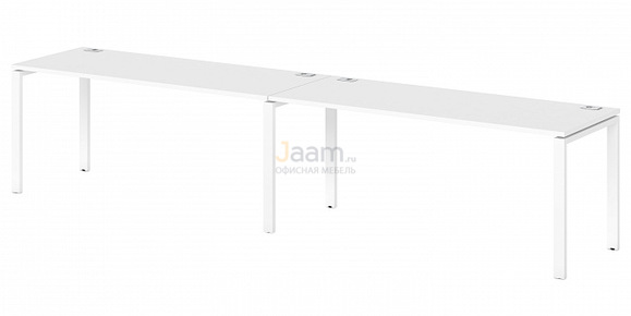 Мебель для персонала Линейный кластер на 2 рабочих места S-134